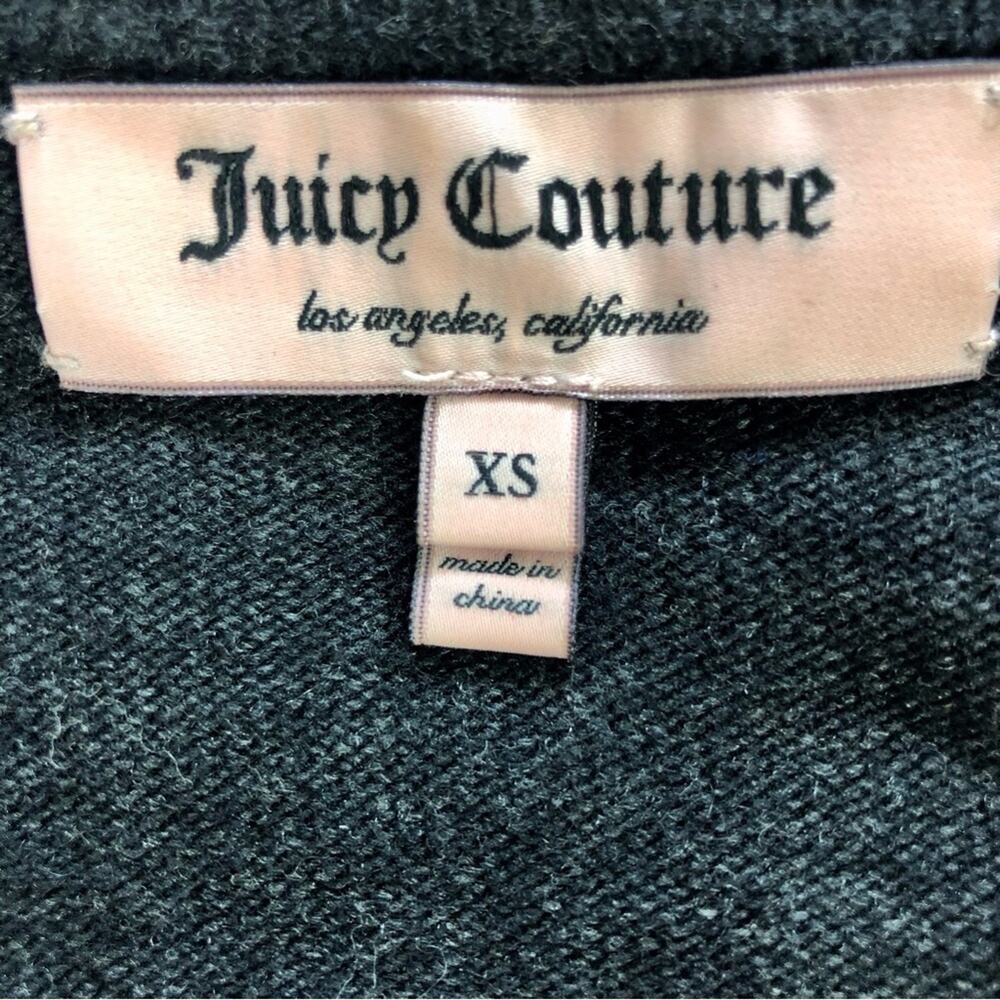 JY2k Juicy Couture Crochet Granny Square Wool Cashmere Cardigan Button Front - Picture 11 of 16